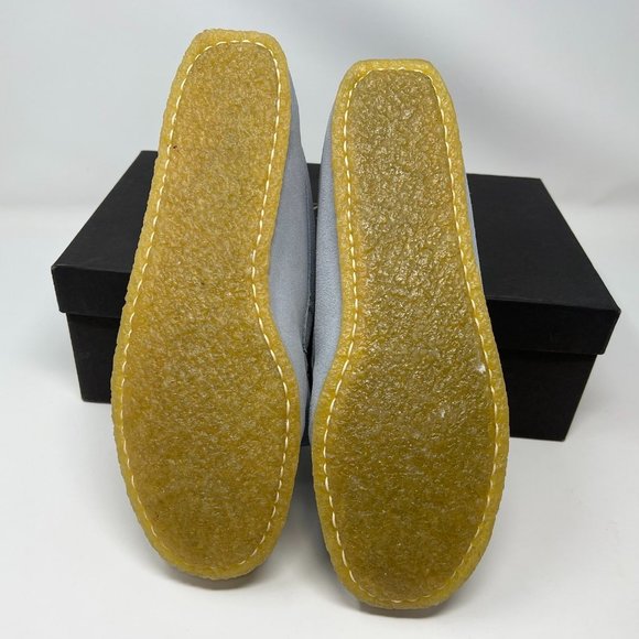 NIB J. Crew Unlined Sueded Moccasins Size 9 1/2 Peri Shadow - Picture 4 of 4